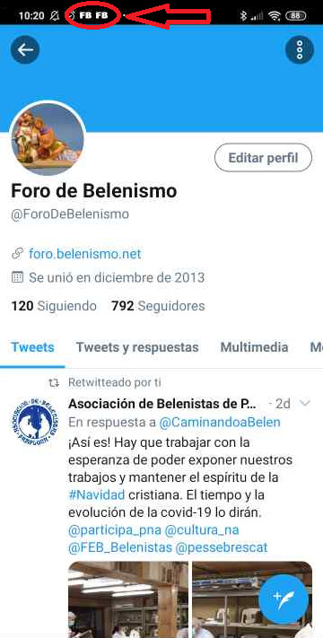 Notificaciones Foro de Belenismo