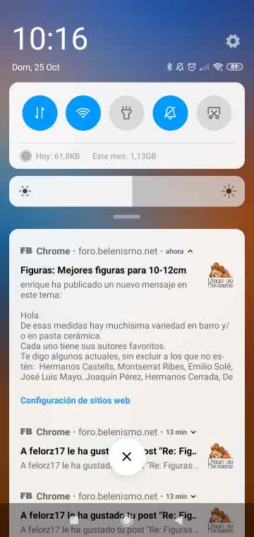 Notificaciones Foro de Belenismo