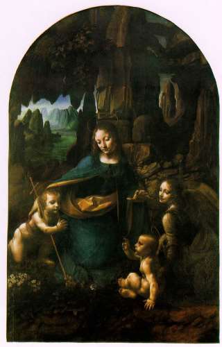 La virgen de la roca Leonardo da Vinci