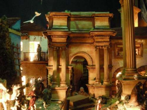 Vista de un Arco del triunfo romano
