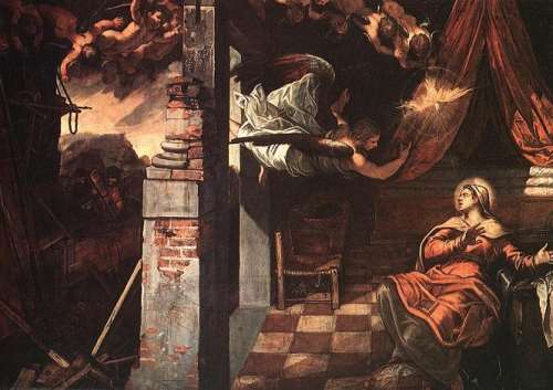 Anunciación Tintoretto